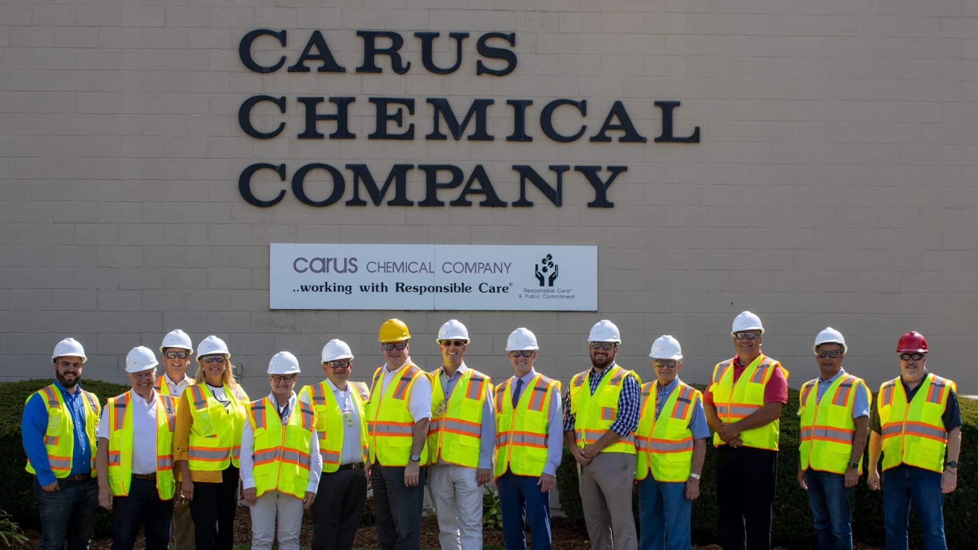 State and Local Officials Visit Carus for Unveiling | Carus