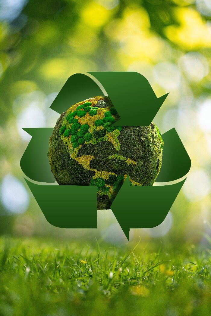 recycle symbol vertical image